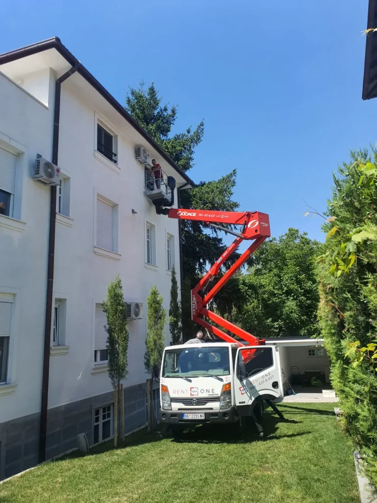 Montaža klime na visini